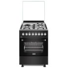 MIKA Standing Cooker 60×60 CM Matt Black