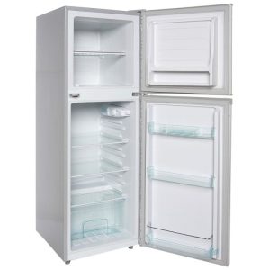 Ramtons 128 Litres Double Door Direct Cool Fridge, Titan Steel - RF/177