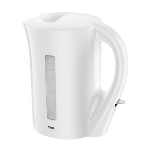 MIKA Kettle, 1.7L, Plastic, Corded, Open Element, Cream White