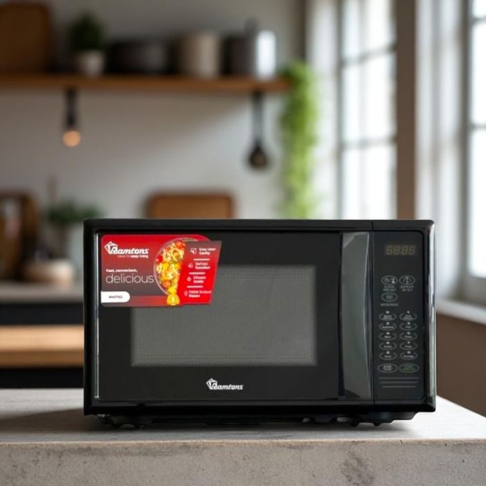 760 Ramtons 25 Litres Digital Microwave Black