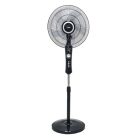 MIKA Stand Fan 16 Black & Silver