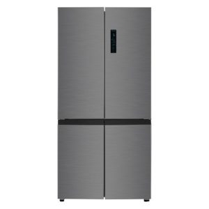 MIKA Fridge, 4-Door Bottom Mount Freezer, No Frost, 592L, Inverter Compressor, Inox Line Brush