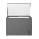 Hisense Chest Freezer 297 Liters Grey Glass Slider