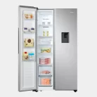 Hisense 541L Side-by-Side Fridge Silver