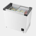 Hisense Chest Freezer 201 Liters Glass Door