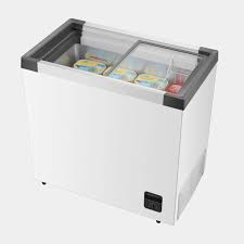 Hisense Chest Freezer 201 Liters Glass Door