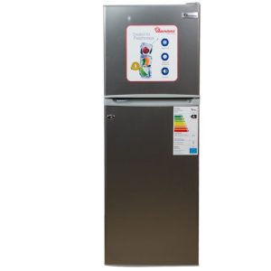 Ramtons 128 Liters Double Door Direct Cool Fridge Titan Steel