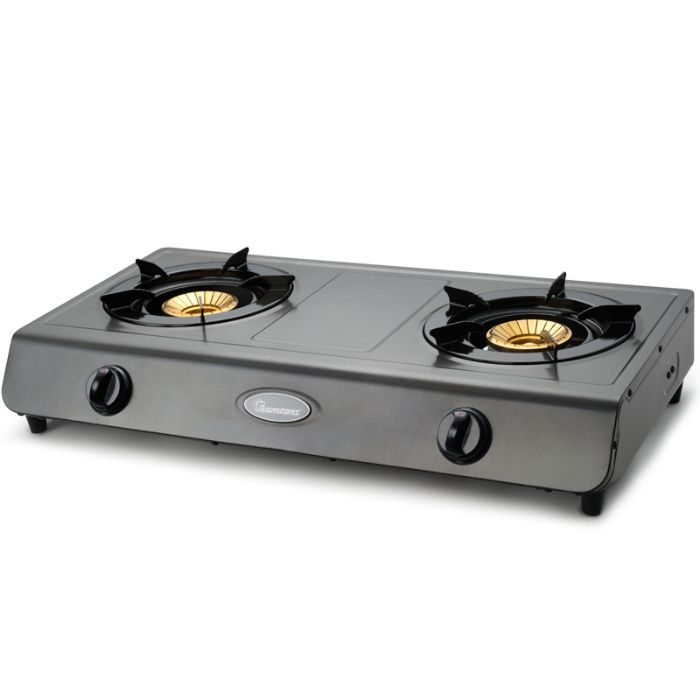 Ramtons 2 Burner Teflon Gas Cooker