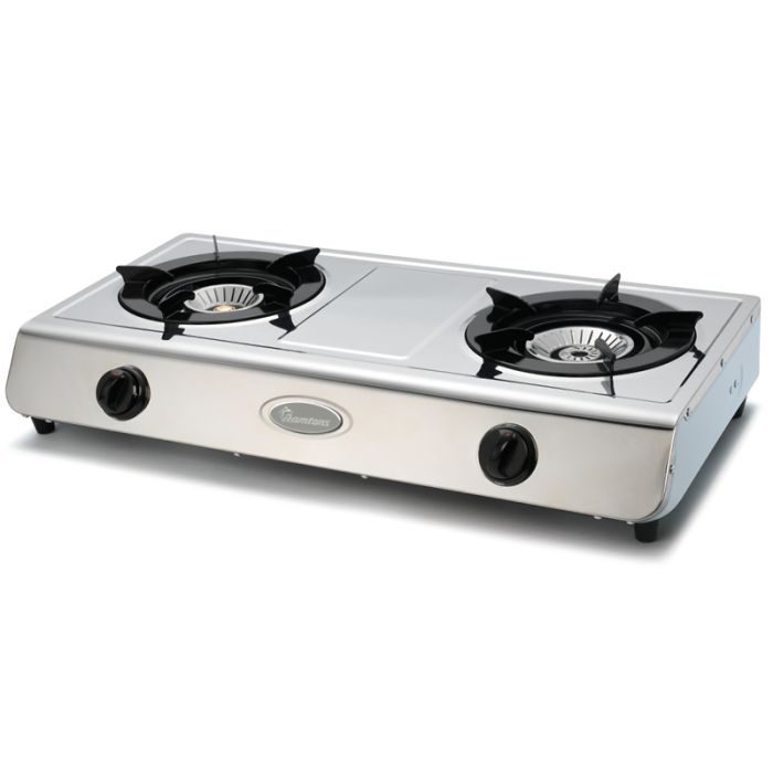 Ramtons 2 Burner Stainless Steel Gas Cooker Kenya