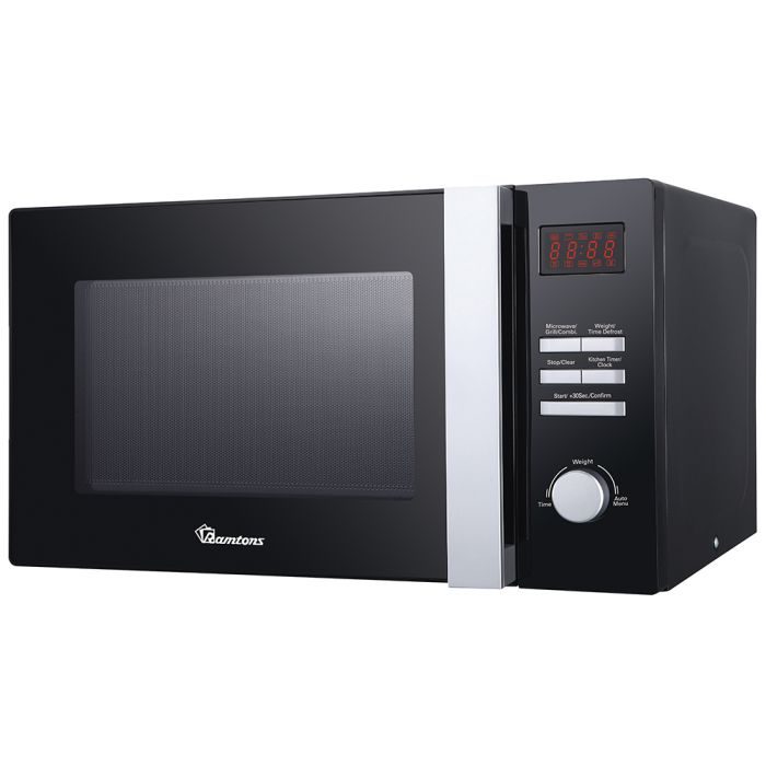 Ramtons 25 Litres Microwave + Grill Black