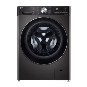 LG WM F4V9BDP2EE 12/8kg VIVACE Washer/Dryer-Black Steel