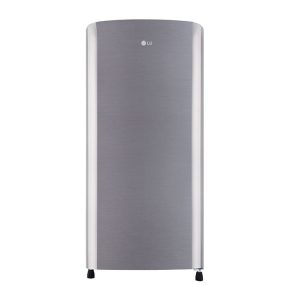 LG REF GL-B201SLLB 180L/6.36 ft' 2D Fridge-Shiny Silver
