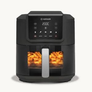 Nutricook NC-AFS200 Air Fryer, Slim Black Extra Large - 7.6L