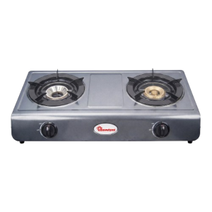 RAMTONS DOUBLE BURNER GAS COOKER #STAINLESS STEEL BURNER RG/515
