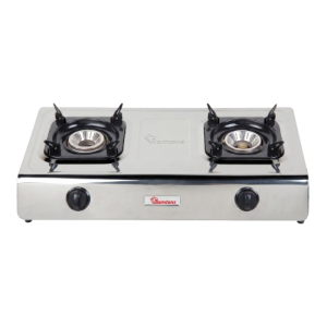 RAMTONS STANDARD GAS COOKER 2 BURNER S/STEEL
