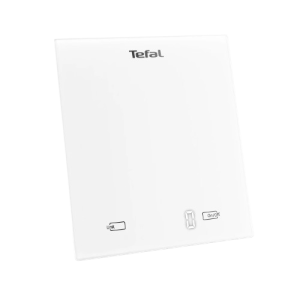 TEFAL KITCHEN SCALE,TEMPERED GLASS,WHITE