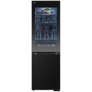 LG REF GC-V459FSKW 349/12.3ft InstaView Bottom Freezer-Black Steel
