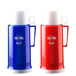 Philips Thermos Vogue Glass Vacuum Insulated Flask1.0L Blue 30-100