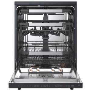 LG D.W DFC287HMS Inverter Direct Drive Quad wash Steam Dish Washer/14ppl/43dB-Matte Black
