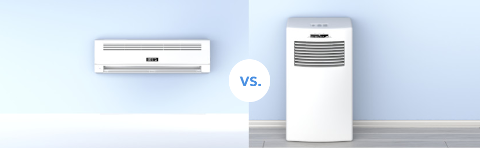 split vs portable air conditioner