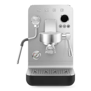 SMEG EMC02BLMUK Espresso Machine 15 BAR With Pump, Stainless Steel - 1700W
